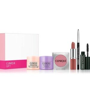 Clinique Gift set valued at $81 includes 3 full size products and 3 travel size!